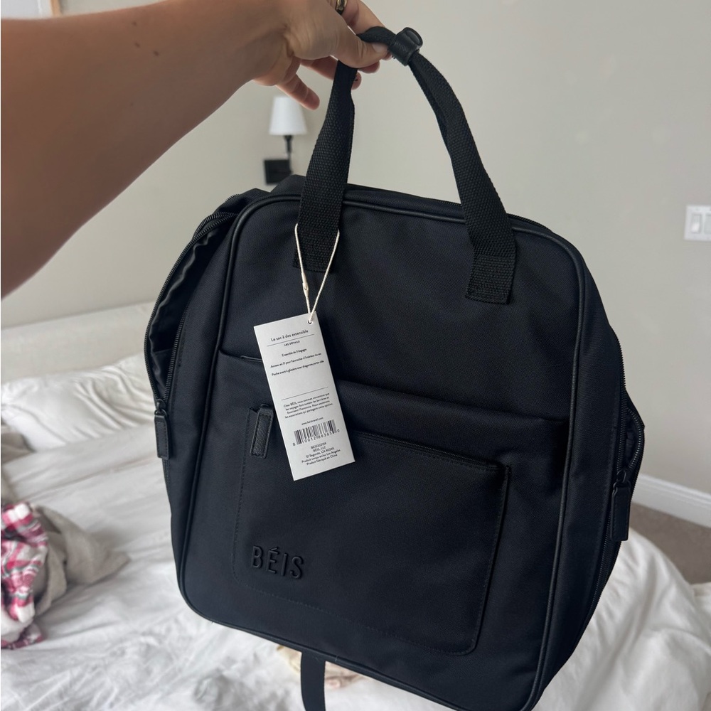BEIS Expanded Backpack Black